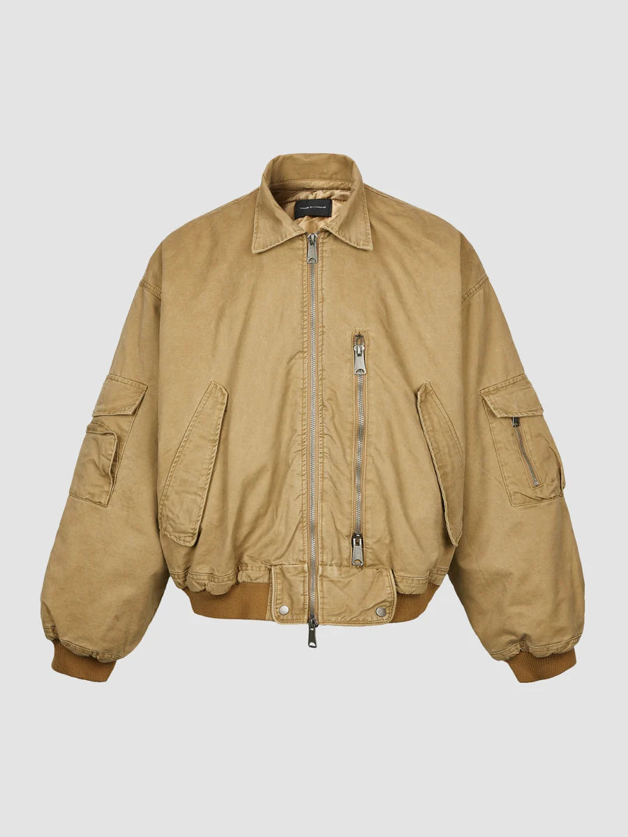 Thick Zipper Pockets Warm Jacket